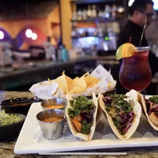 Shrimp Tacos are a must!