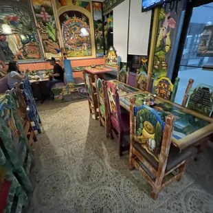 a view of the dining room