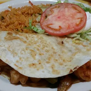Seafood Quesadilla