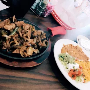 Fajitas- tender well seasoned steak