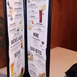 Drink Menu