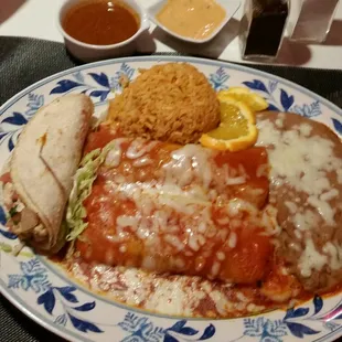 Shredded Chicken Enchilada