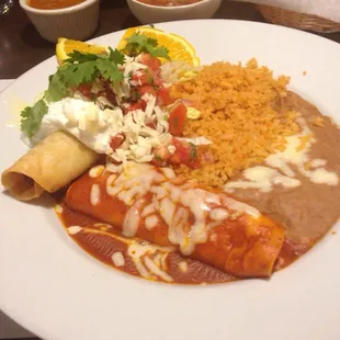 Shredding Chicken Enchiladas