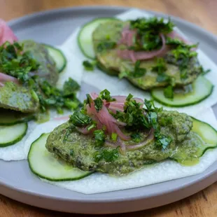 Vegan Jicama Mushroom Tacos