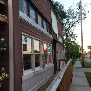 Street side facing 17th Street across from Washburn University