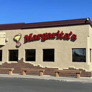 Outside of the restaurant