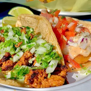 Al Pastor Taco &amp; Baja Fish Taco