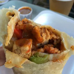 Chicken Fajita Burrito