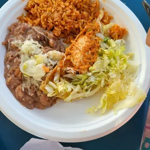 Beef Taco Plate