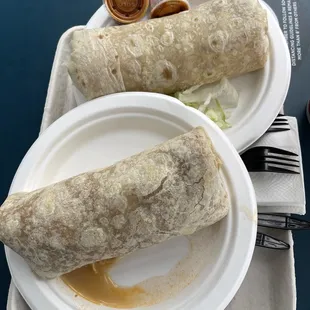 Shredded Chicken Burrito