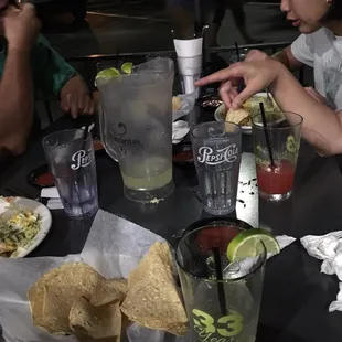 Dinner with the family.