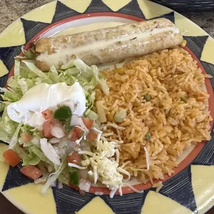 Chimichanga Lunch