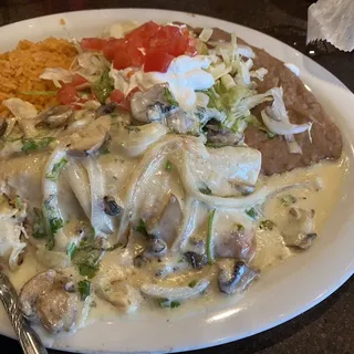 Fajita Poblanos Platter
