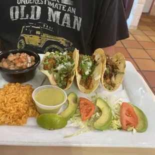 Taco plate.