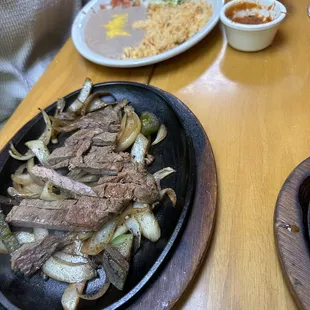 Beef Fajitas Plate
