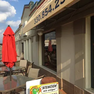 Part of outdoor patio!