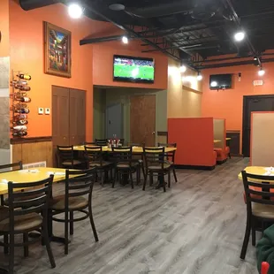 Part on the new expanded restaurant!