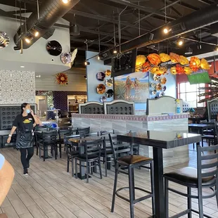 The inside. Clean and spacious.