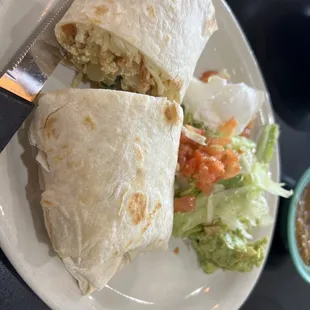 My breakfast burrito !