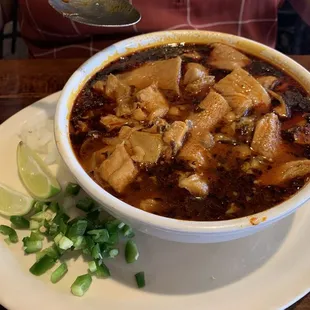Menudo tasted terrible.