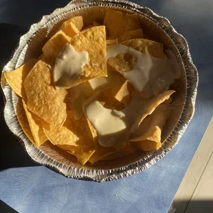 Shredded Chicken Nachos