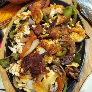 Texas fajitas