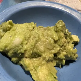Tasteless guacamole w/big chucks of white onion