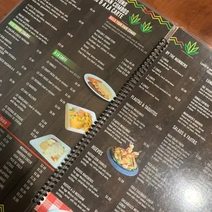 the menu