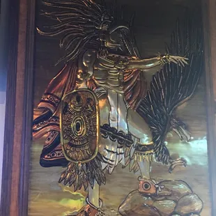 They have this cool artwork everywhere. It's a little different.