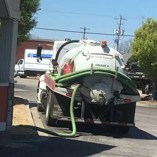 Not eating here today. It smells horrible. Why do they do this right at noon?