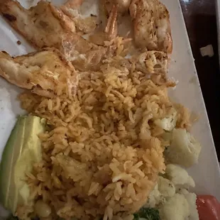 Camarones plate