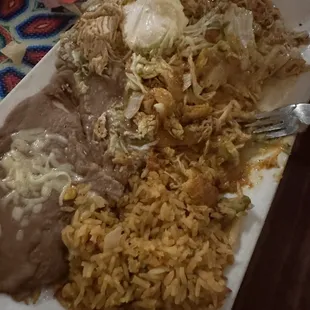 Enchiladas plate