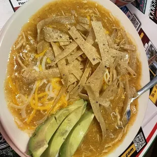 Chicken tortilla soup