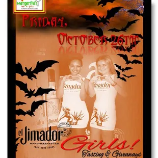 El Jimador GIRLS!  Tonight at Margartia's!  SEE YOU THERE!