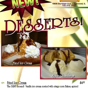 New Desserts!