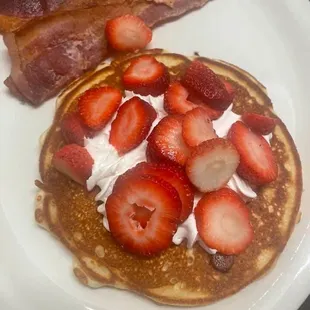 pancakes, food
