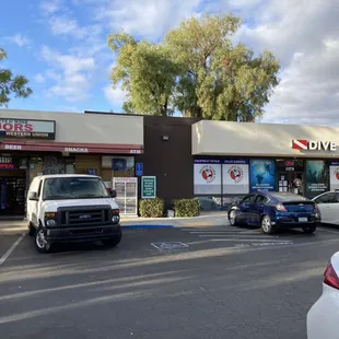 Small parking lot