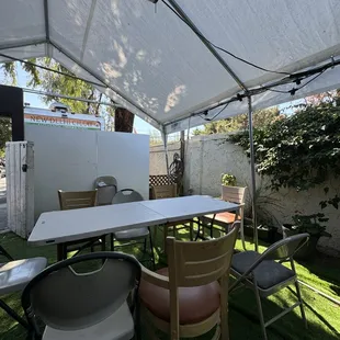 Covered Seating