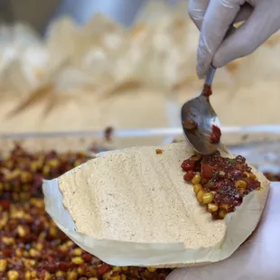 Handmade Tamales ( vegan medley pictured)
