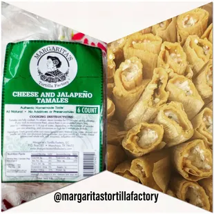 Cheese &amp; Jalapeño Tamales