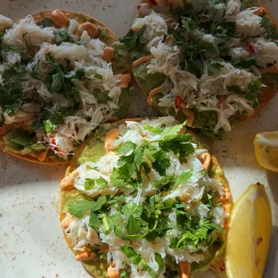 Dungeness Crab Tostadas