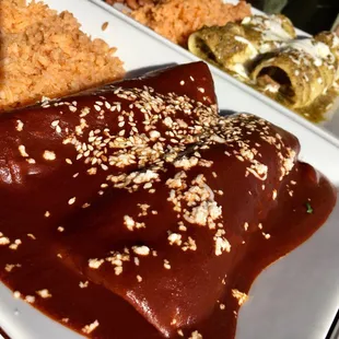 Chicken Mole Enchiladas