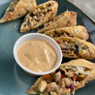 Caribbean Chicken Egg Rolls