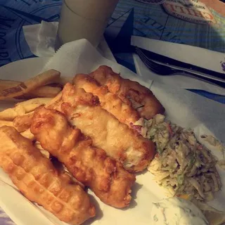 Landshark Lager Fish & Chips