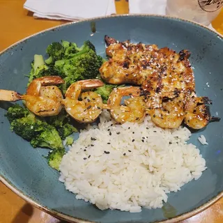 Teriyaki Chicken & Shrimp