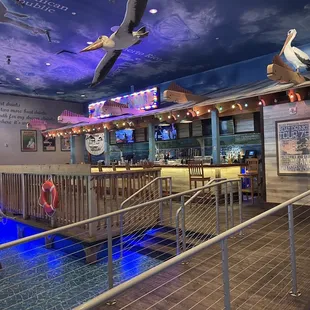 Inside of Margaritaville the place is huge