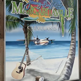 Cleveland Margaritaville sign.