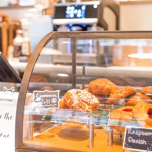 a display of pastries