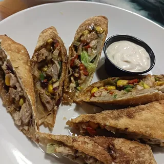 Caribbean Chicken Egg Rolls