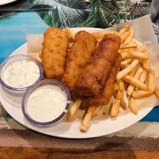 Landshark Lager Fish & Chips